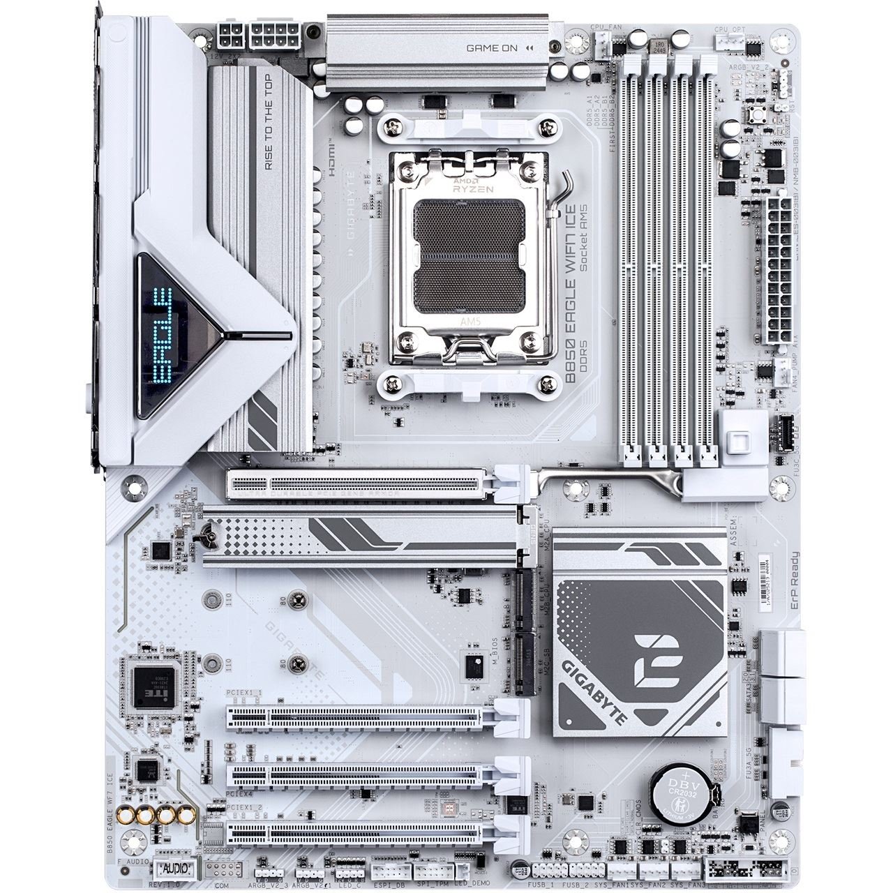 AMD B850 ATX DDR5 WIFI + Bluetooth - Weiß