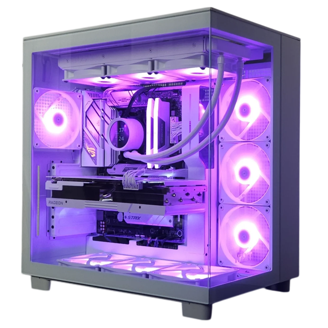 NZXT H9 Flow RGB Gaming PC - AMD Ryzen 7 7800X3D - RTX 5070 Ti