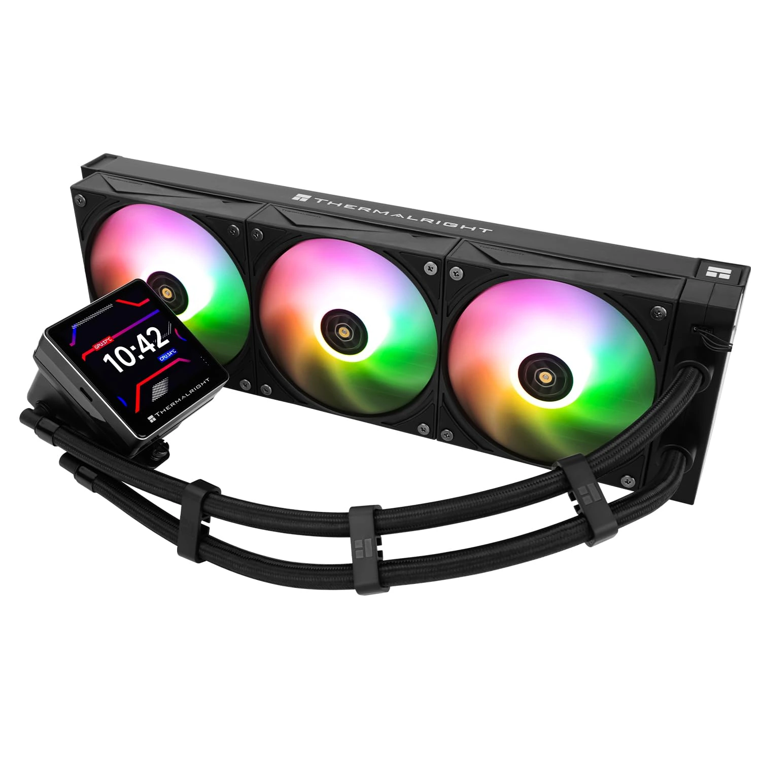 360mm AiO ARGB LCD Display - Schwarz
