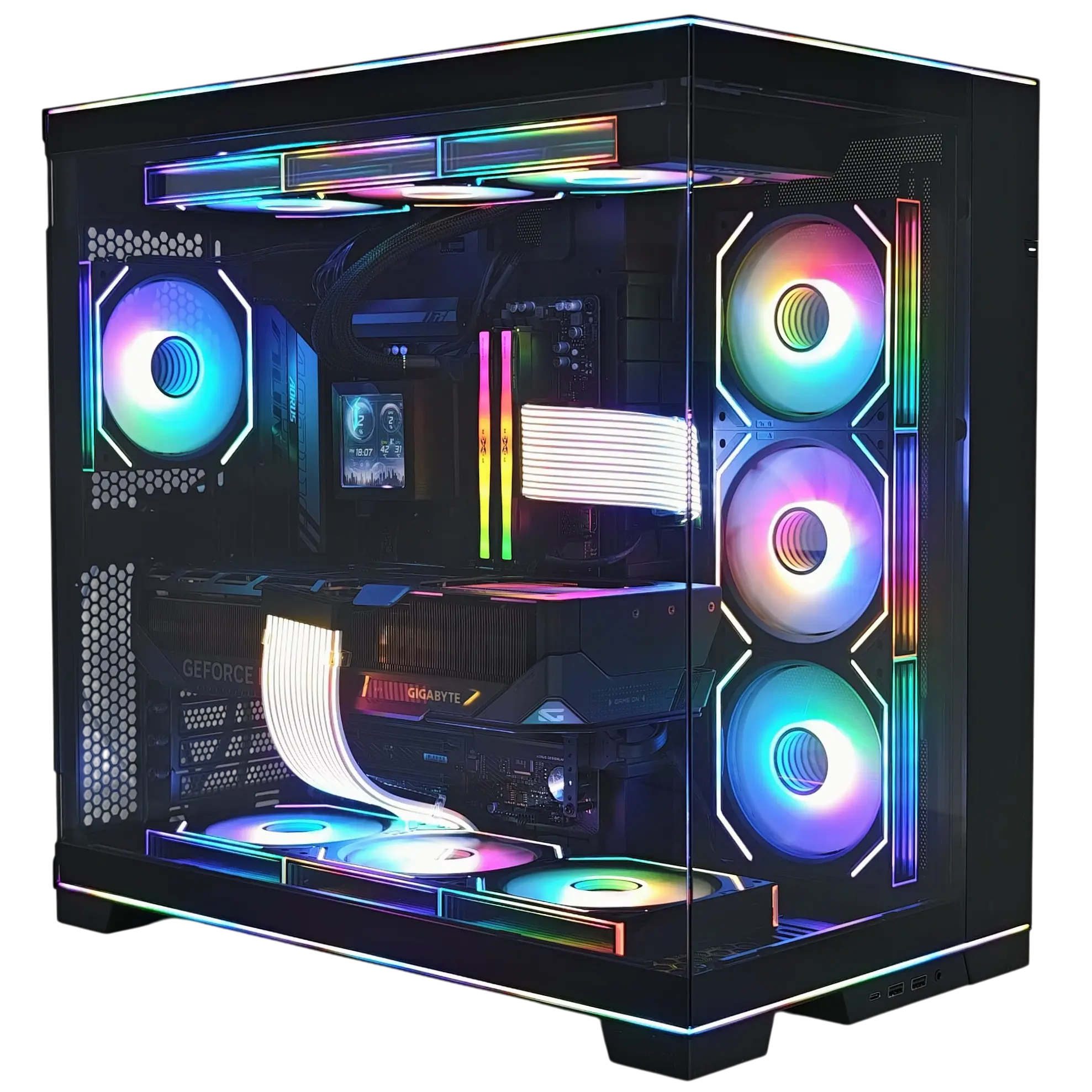 Lian Li O11D EVO RGB - Schwarz