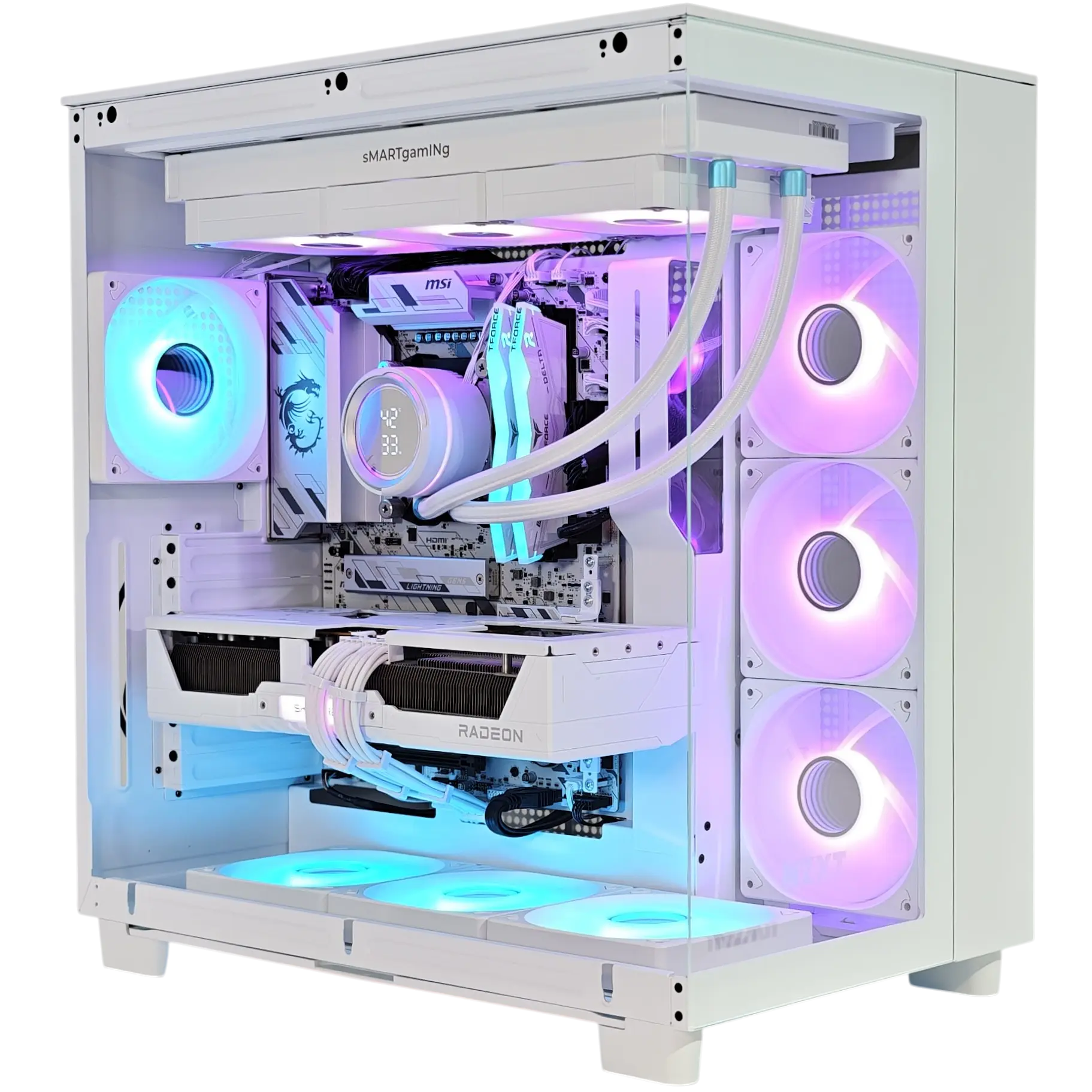 NZXT H9 Flow - Weiß