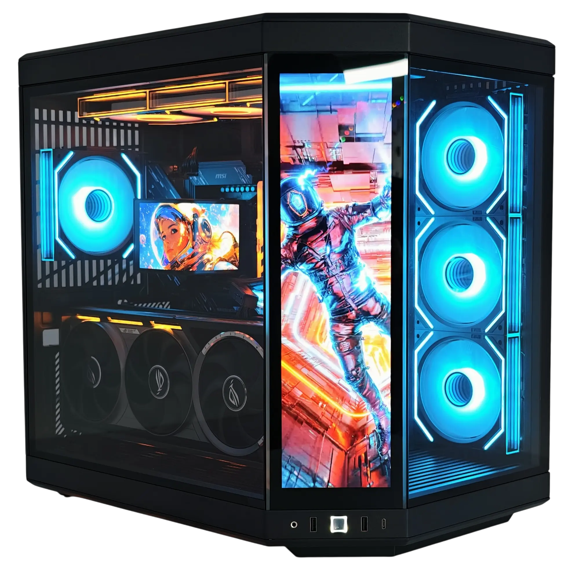 HYTE Y70 Touch Infinite - Schwarz