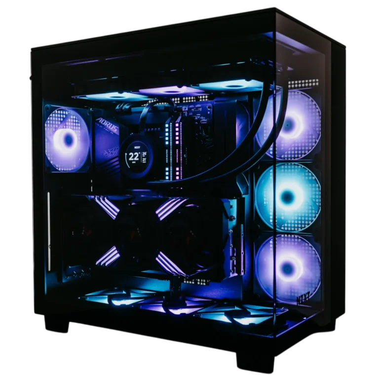 NZXT H9 Flow - Schwarz
