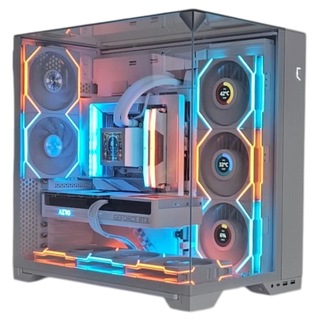 Lian Li RGB Gaming PC - Intel Ultra 5 225F - RX 9060 XT
