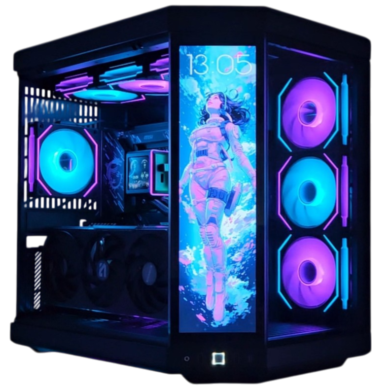 HYTE Y70 Touch Gaming PC - AMD Ryzen 7 9800X3D - RX 9070 XT