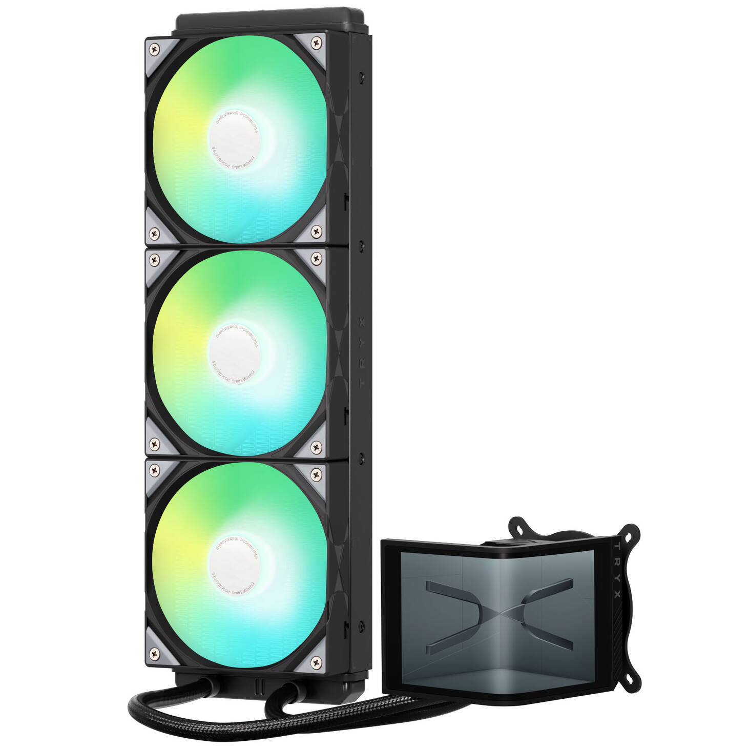 TRYX PANORAMA SE ARGB 360 AiO 3D-AMOLED - Schwarz