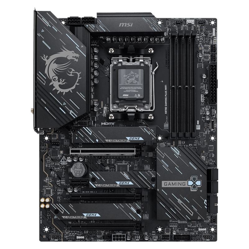 MSI X870E Gaming Plus WIFI So. AM5 - Schwarz