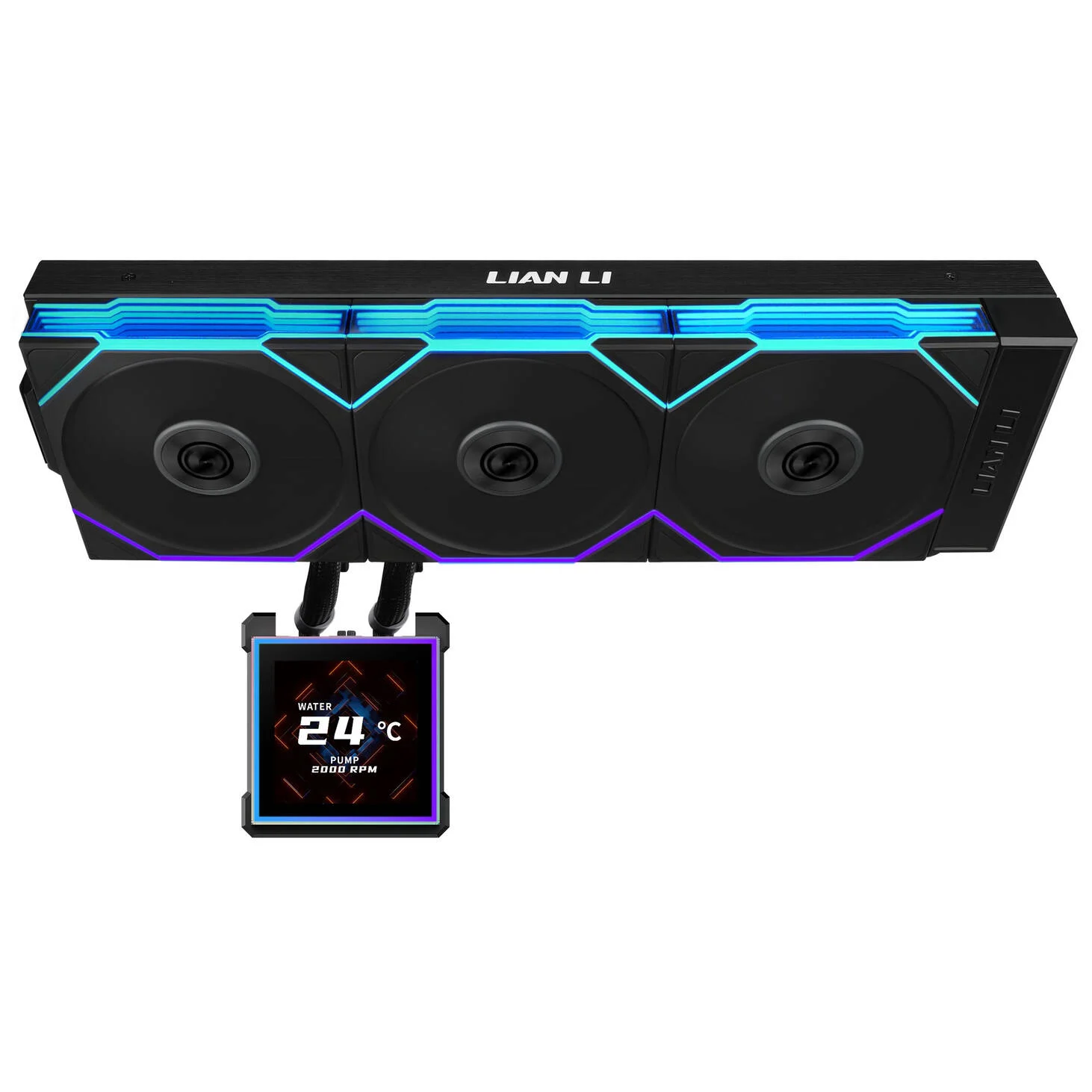 Lian Li HydroShift II LCD-S 360N FL AiO RGB - Schwarz