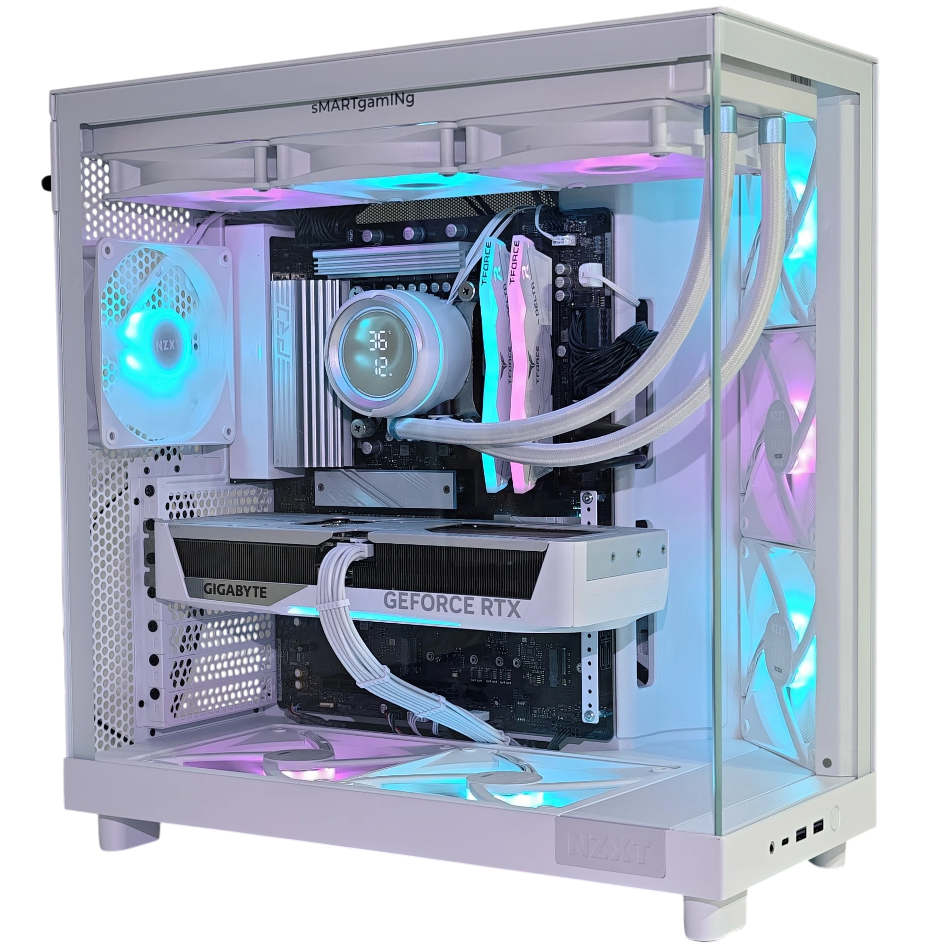 NZXT H6 Flow - Weiß